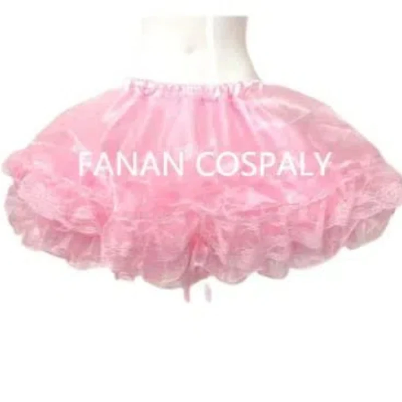 Multi Color Adult Giant Baby Sexy Girl Pink Thin Layered Organza Girly Dress Lining Japanese Maid Role-playing Customization