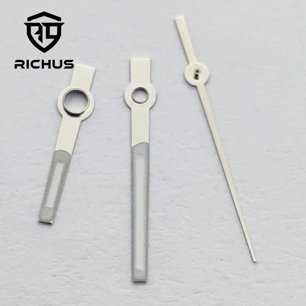 RICHUS Silver Gold Rose Gold Watch Hands Luminous Fit NH34 NH35 NH36 ETA2824 2836 Miyota8215-DG Movement view 4