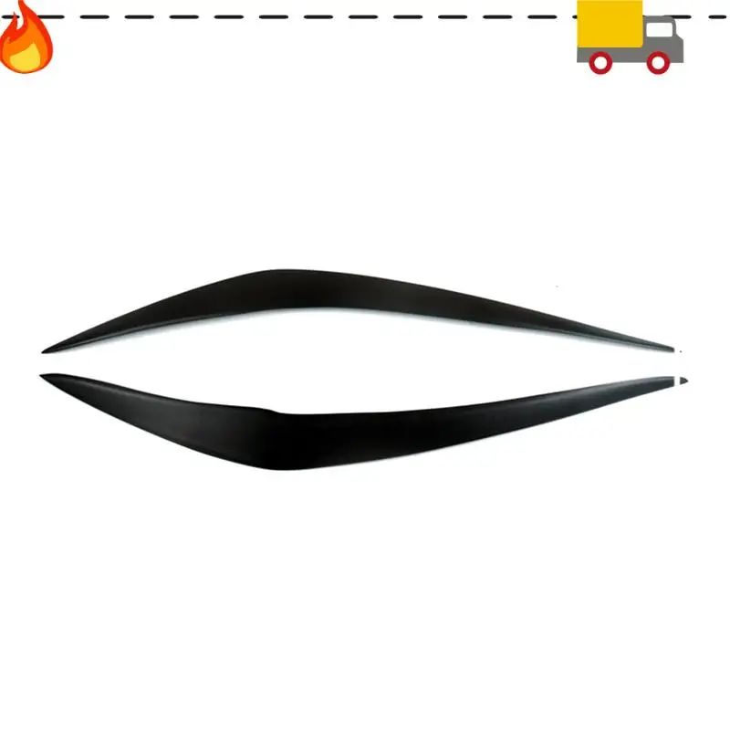 

Resin Front Headlight Cover Head Light Lamp Cap Kit Eyelid Eyebrow Trim For BMW 1-Series F20 116I 118I M135I