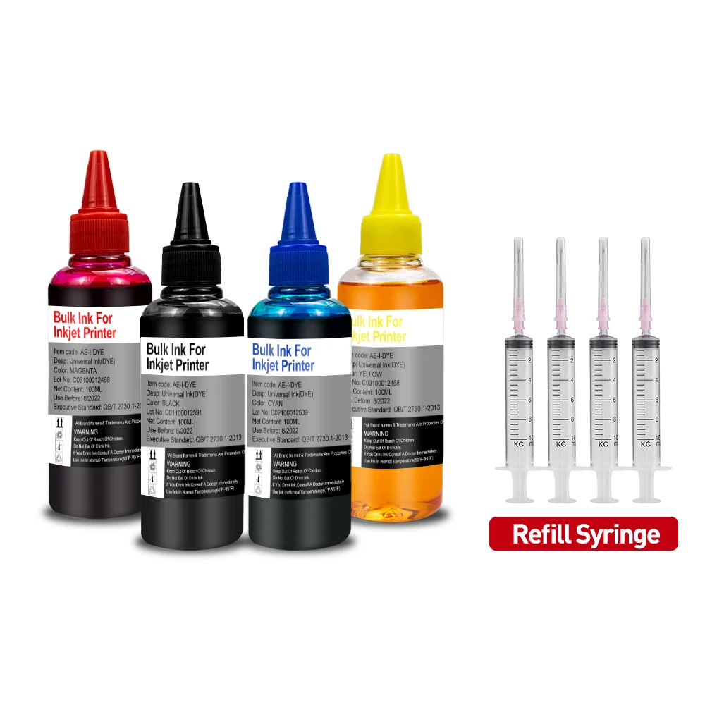 impressora universal kit de recarga de tinta epson canon hp irmao lexmark tinta dell cartucho ciss ecotank 305 304 302 xl 01