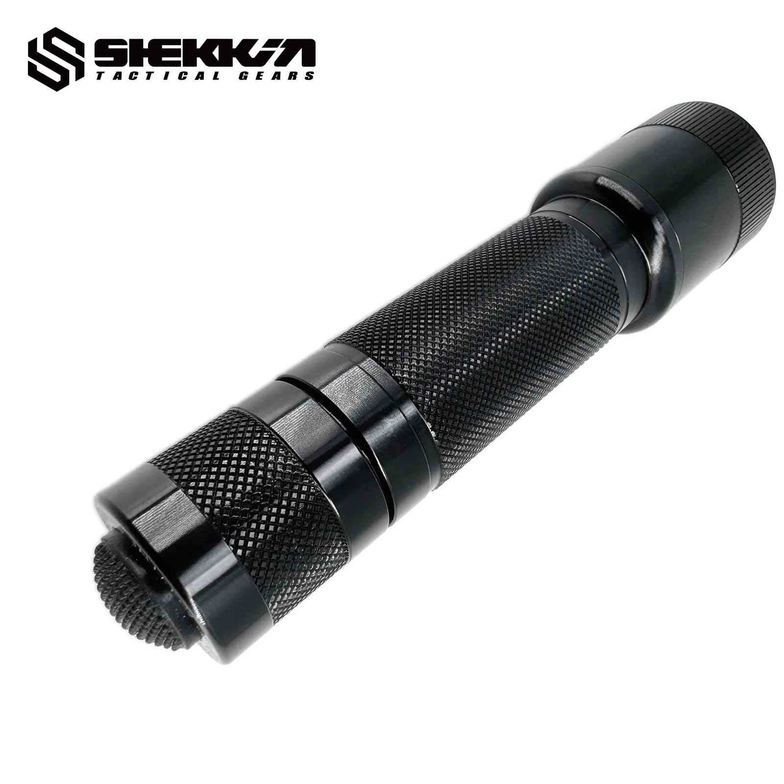Linterna táctica LED Shekkingears – Réplica estilo Surefire 6P en aluminio - imagen 3