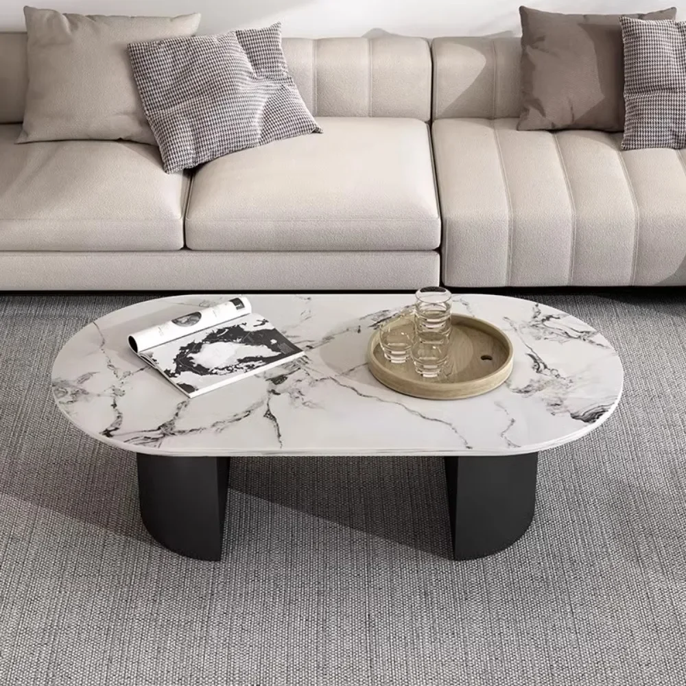 

Nordic Simple Coffee Table Living Room Luxury Oval Living Room Coffee Tables Unique Premium Mobili Per La Casa Home Furniture