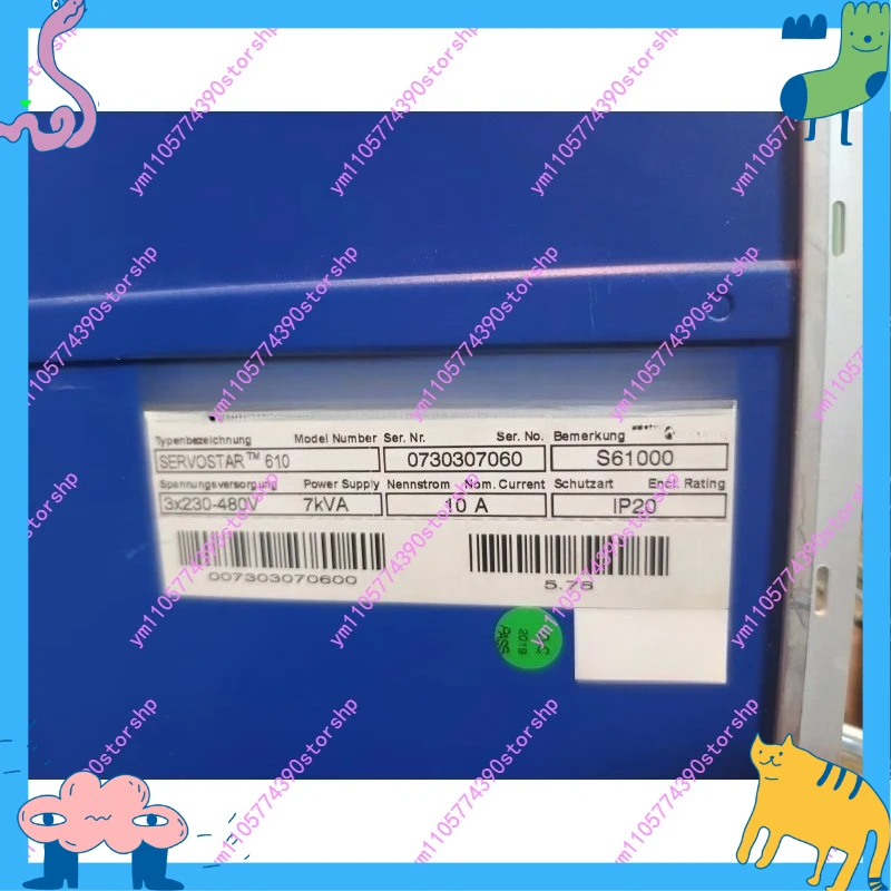 S61000 610 Servo Drive 480V 7KVA 10A Industrial Servo Controller Motor Drive Replacement Spare Electronic Accessory