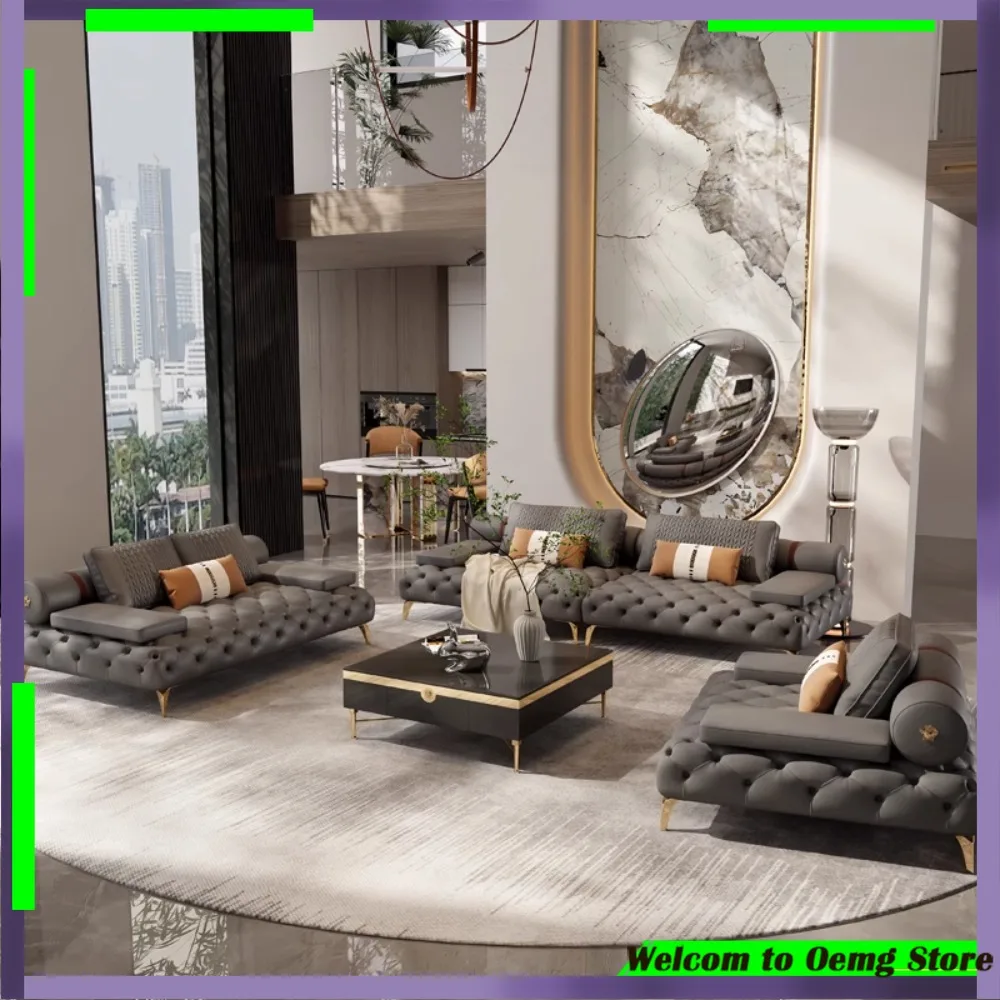

Experience Luxury Style Elegant Modern Italian Sofa Set Ideal Relaxing Living Room Decor Comfort Canape Salon Decoration