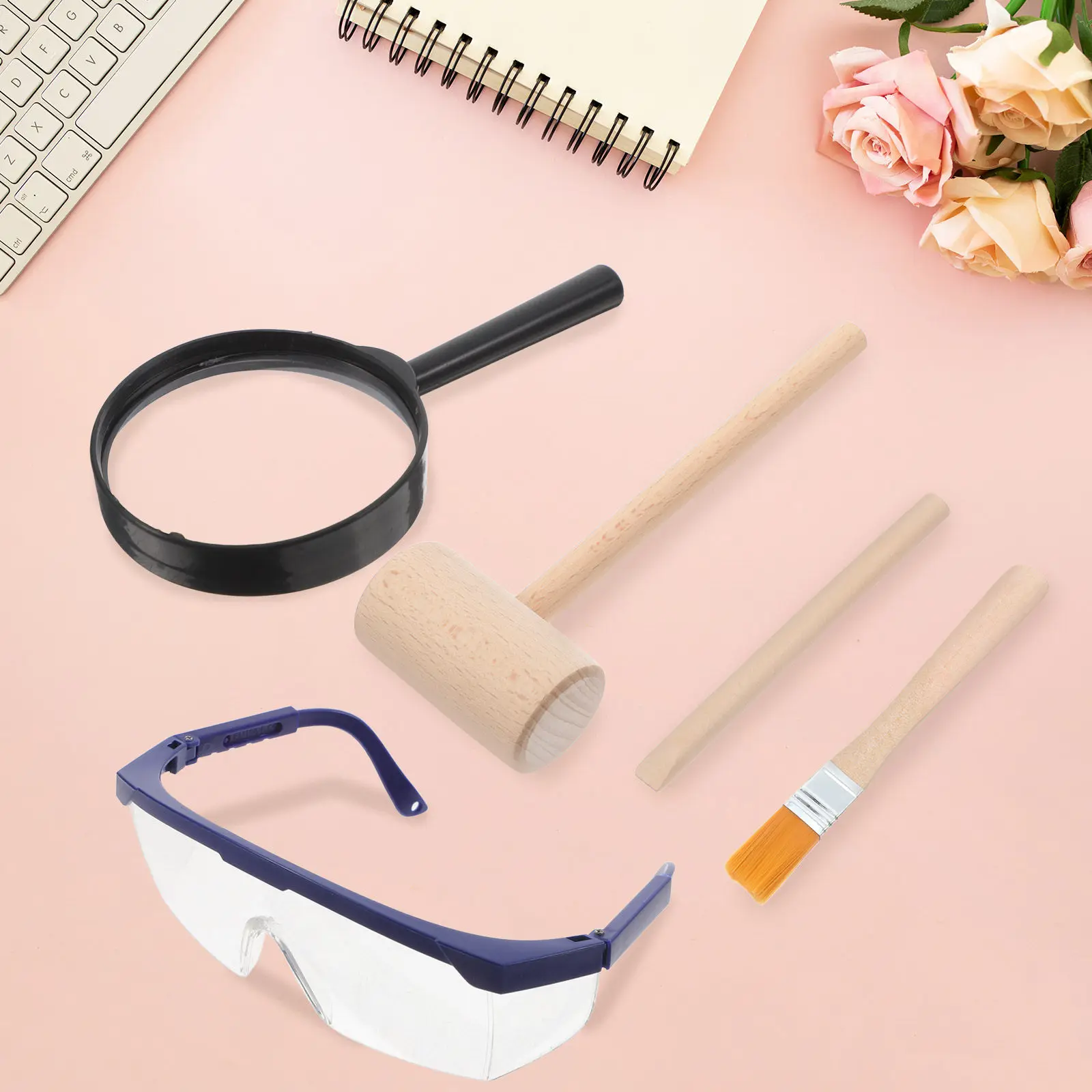 1Set Small Solid Wo…