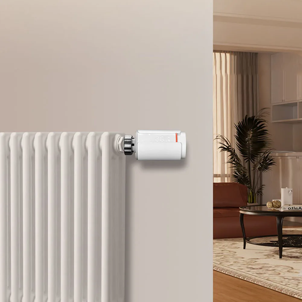 

Умный термостатический радиаторный клапан ZigBee, приложение, дистанционный регулятор температуры, приводной клапан радиатора