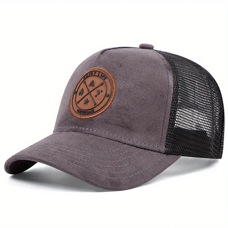 SHADOWS SUN LOGO MESH CAP 新品未使用　FACT Summer round label baseball cap men's mesh versatile sun shading