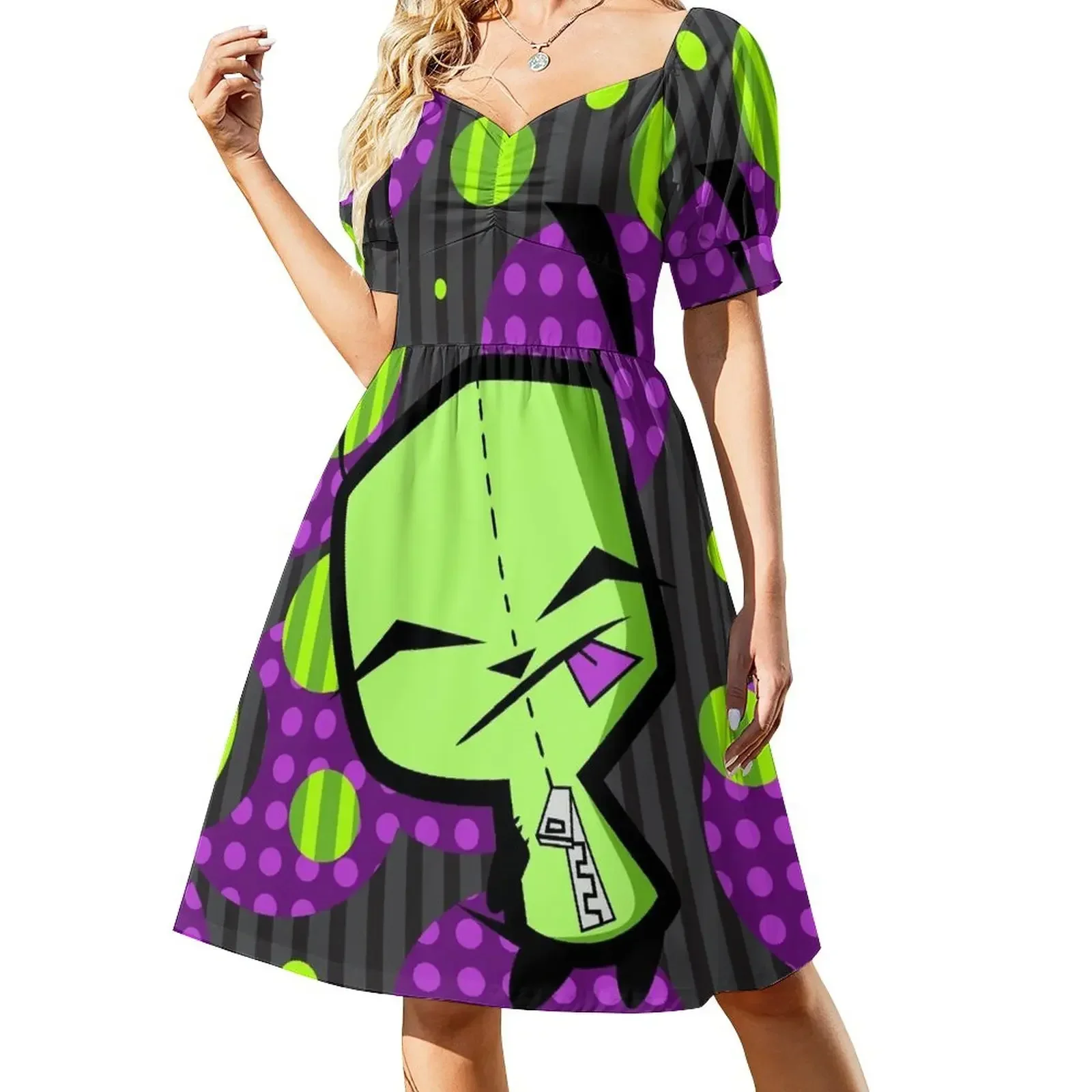 

Happy Gir from Invader Zim fanart Sleeveless Dress Dance dresses Party dresses for women Dress