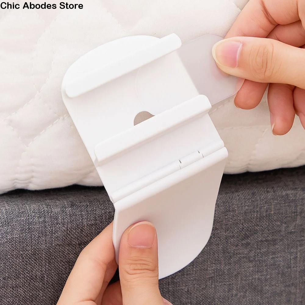 

4pcs Practical Non-slip Bed Sheet Holder Adjustable Plastic Fastener Holders Household Anti-Shift Fasteners Elderly Beds