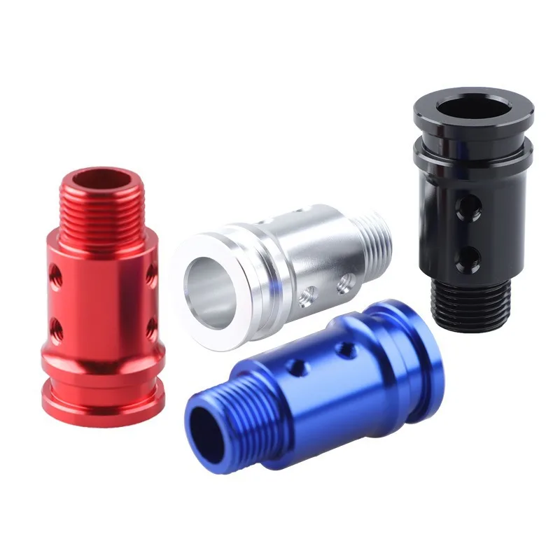Universal Car Aluminum Gear Shift Knob Shifter Adapter For Non Threaded Shifters Lever
