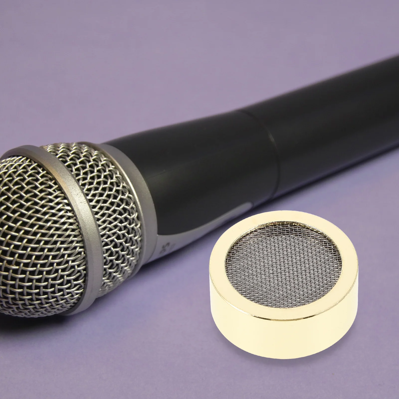 Gold-Plated Diaphragm Core Microphone Capsule Replacement Core for Recording Singing Ktv Karaoke Studio Mic Accessory