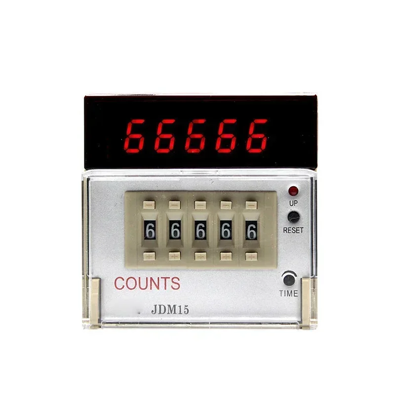 

Digital Display Counter COUNTS DHC JDM15 Five Digit Addition And Subtraction Counter Reversible