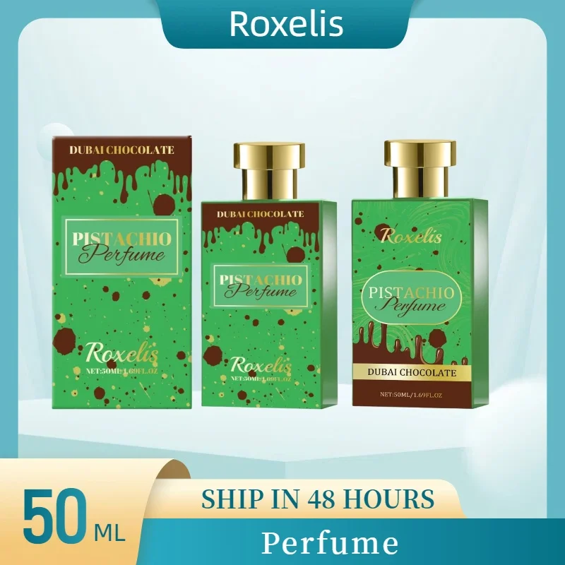 

50ML Cocoa Pistachio Women Perfume Natural Fresh Long-Lasting Scent Fragrance Pheromone Eau De Parfum Portable Body Spray Men