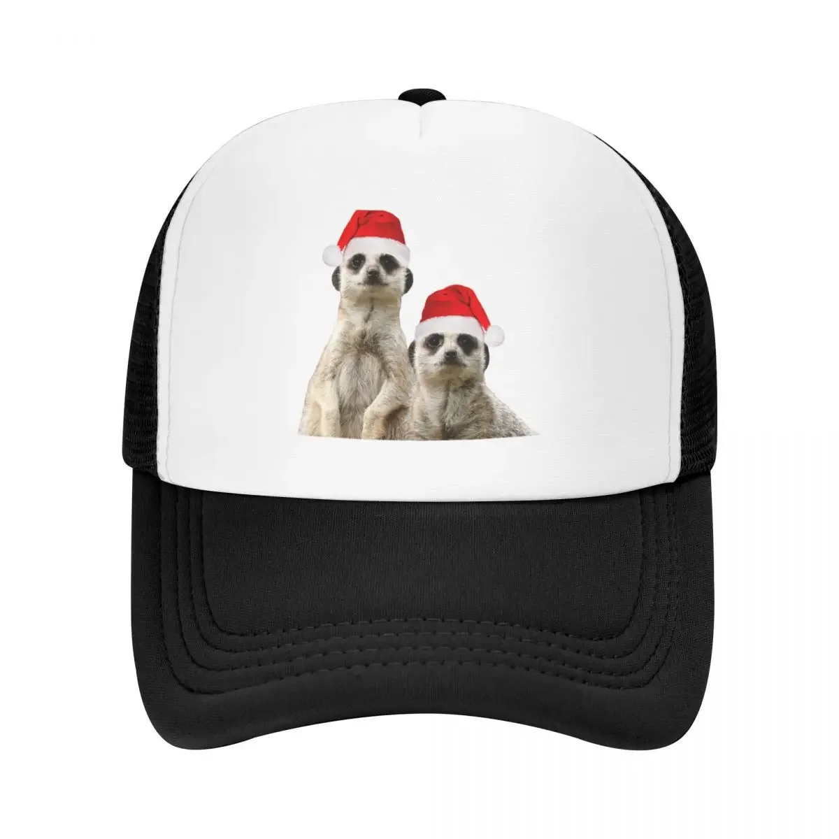 Merry Christmas Meerkats 7 Baseball Cap Anime Hat cute Sunscreen Anime For Men Women's