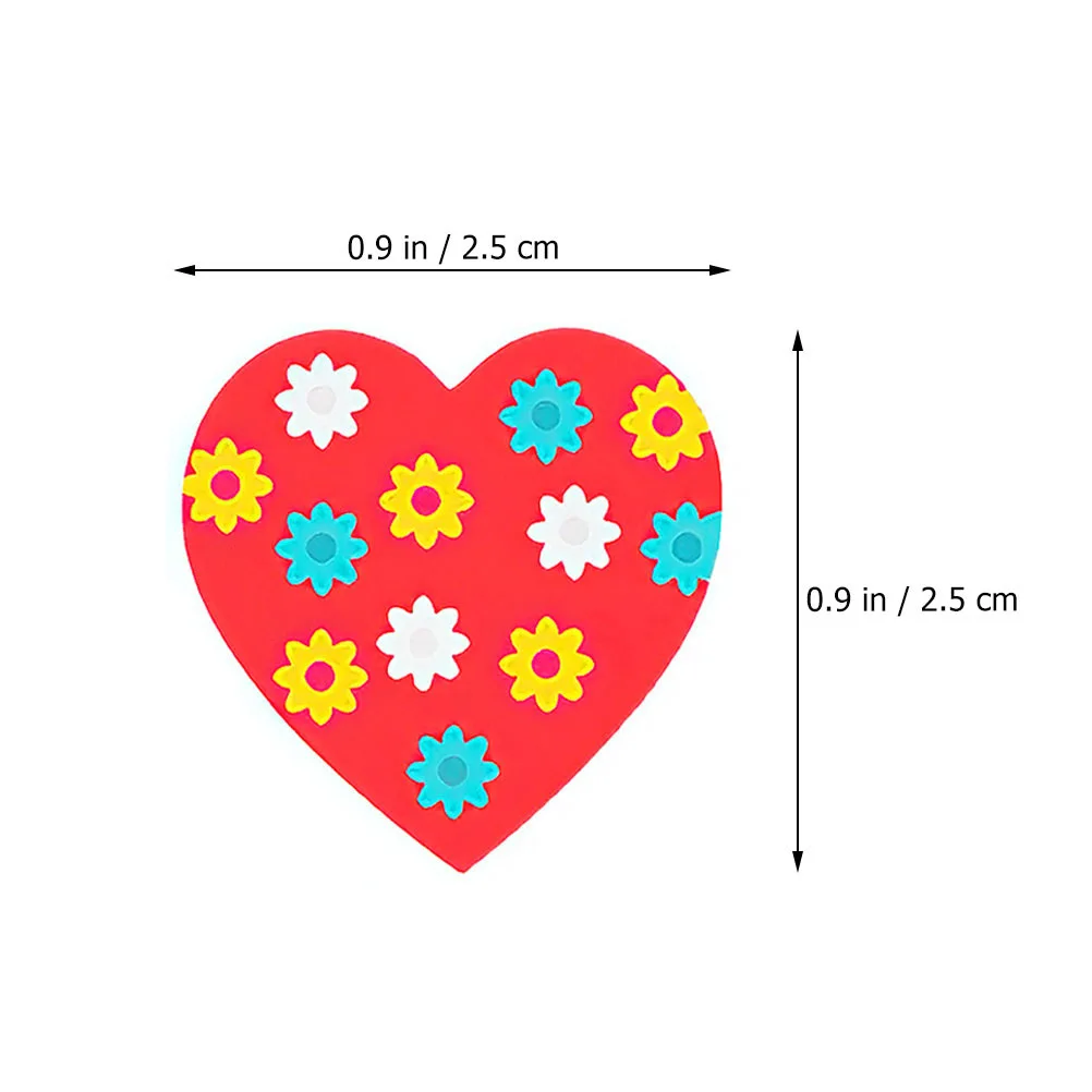 

3 Rolls Heart Shape Stickers Valentine's Day Sealing Stickers Gift Wrapping Labels Self Adhesive Envelope Seal Party Decoration