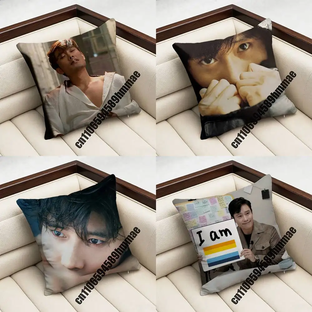 

For Throw Pillow Case Sham 45x45cm 35x35cm Square Bedroom Korean actor L-Lee Byung hun Pillowcase Cushion Cover
