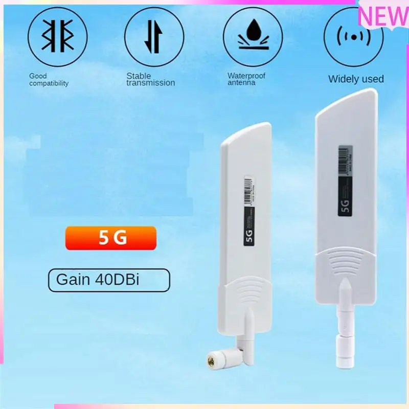 

B27B 6 шт. 5G/3G/4G/GSM полнодиапазонный клей-карандаш Omni беспроводной смарт-метр модуль маршрутизатора усиление 40Dbi антенна, белый SMA штекер