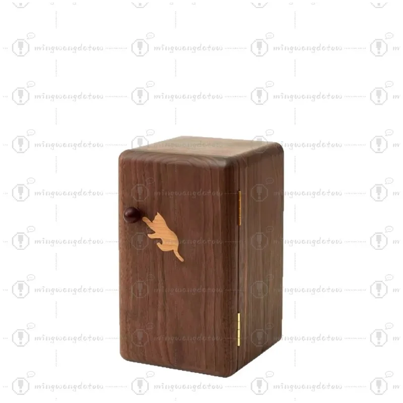 High-end Walnut Solid Wood Jewelry Cabinet, 6-Layer Large Capacity Jewelry Box with Drawers for Jewelry Storage