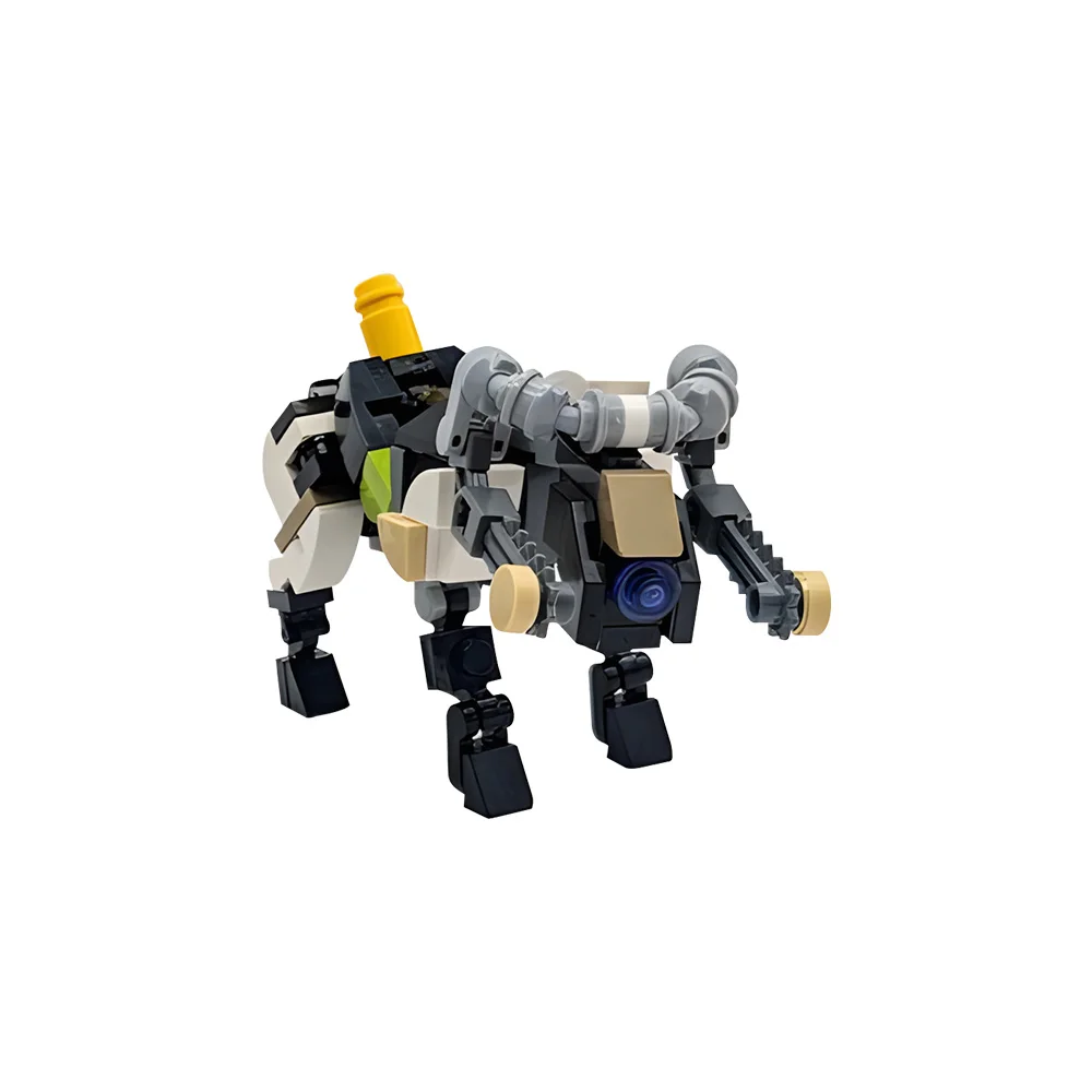 Gobricks MOC MOC آفاق صفر الفجر الطوب نموذج سترايدر برودهيد شاحن الوحش الميكانيكية الوحش اللبنات لعبة هدية