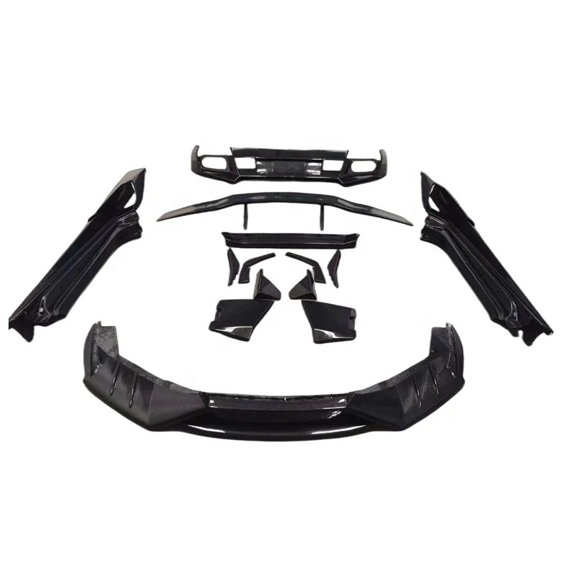 

Высокое качество, передний бампер из углеродного волокна в стиле M, боковая юбка, задний диффузор, задний спойлер для Lamborghini Huracan LP580 LP610-4