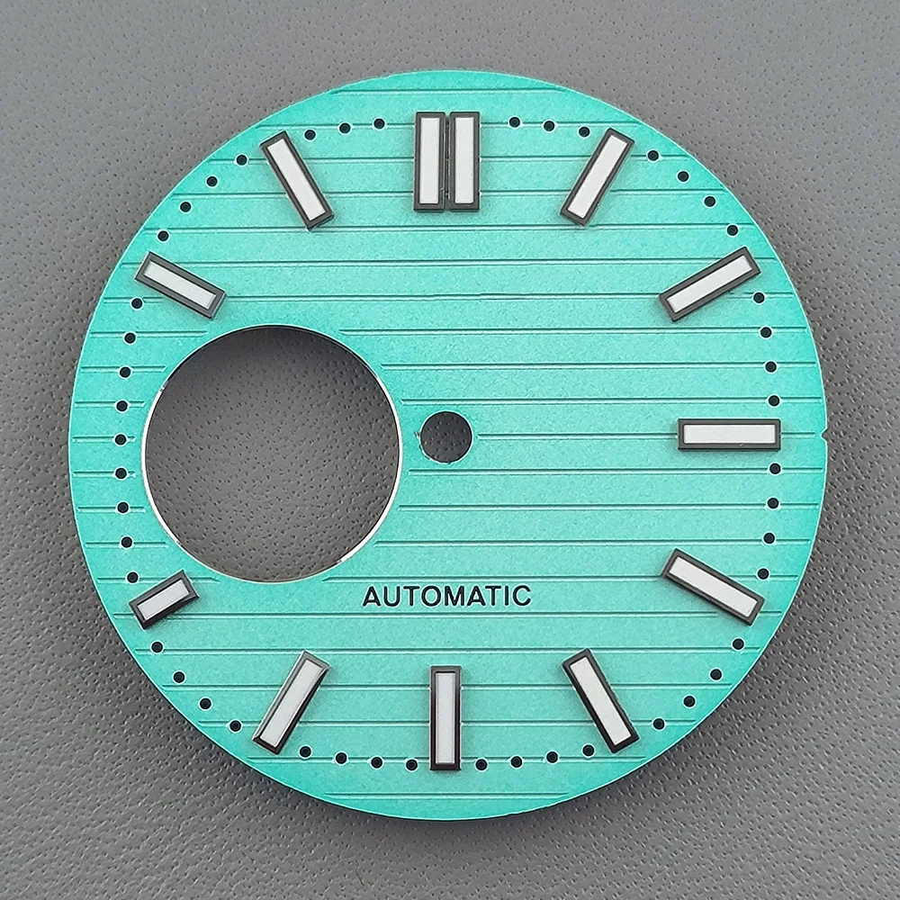 NH38 الاتصال الهاتفي 30.5 مللي متر نوتيلوس الطلب ساعة الاتصال الهاتفي الأخضر مضيئة مناسبة ل NH35 ساعة يد تعمل بالحركة اكسسوارات ساعة أداة إصلاح #2