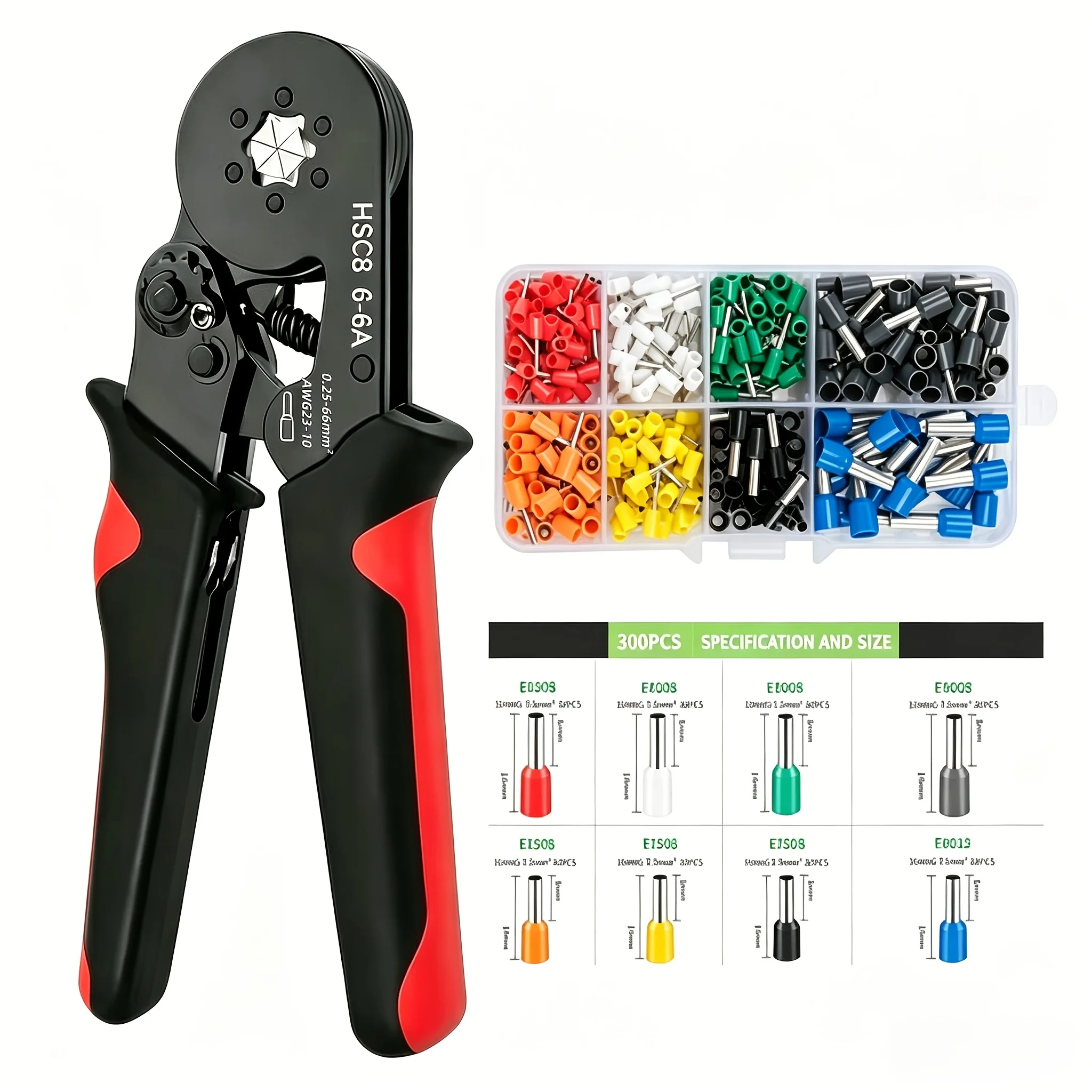 465개 HSC8 6-6A 페룰 크림핑 툴 키트 0.2 - Power Tools China 리뷰 및 가격