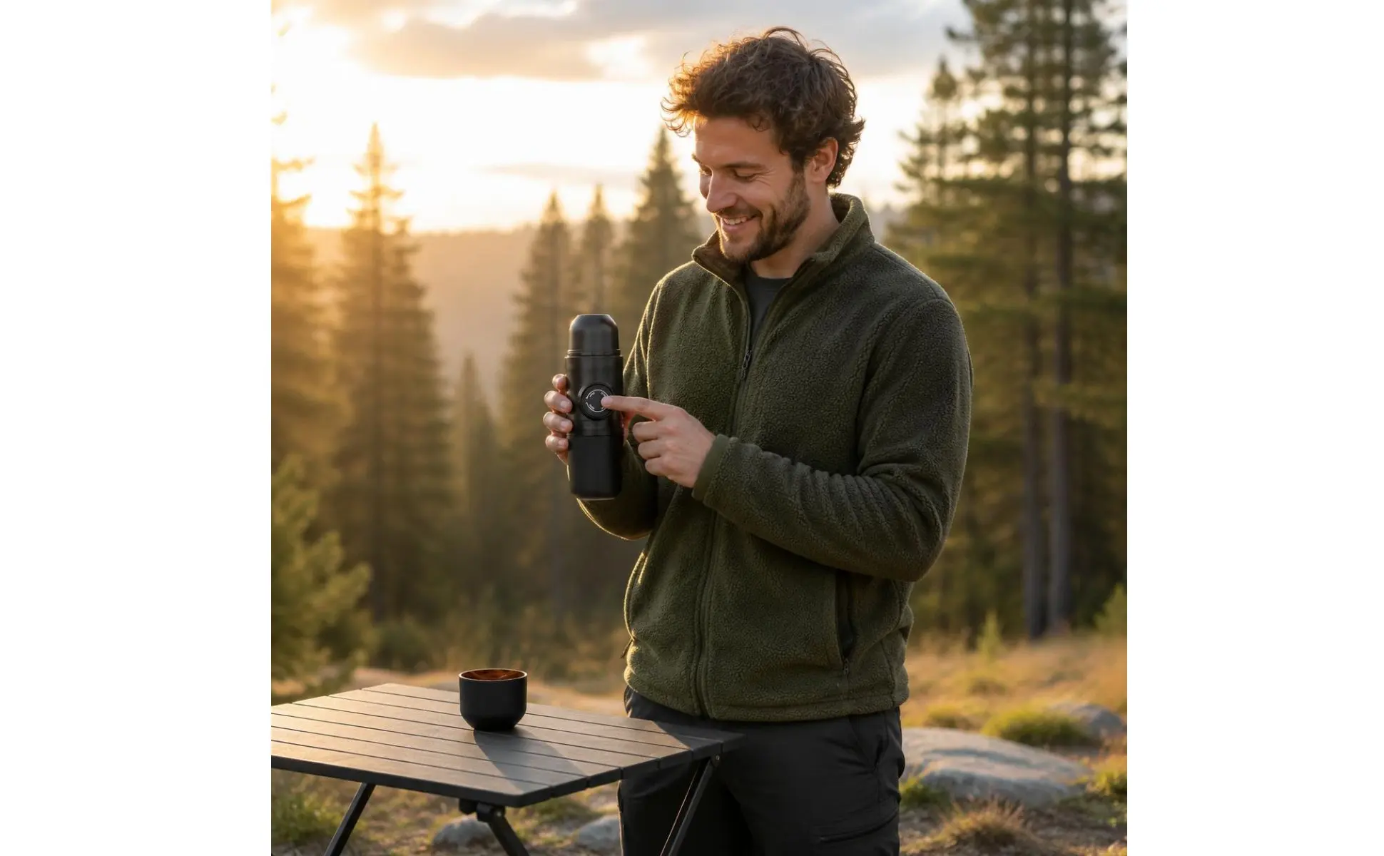 Manual Espresso Device Outdoor Friendly Portable Espresso Machine Hand Pump Coffee Machine Compact Manual Coffee Press