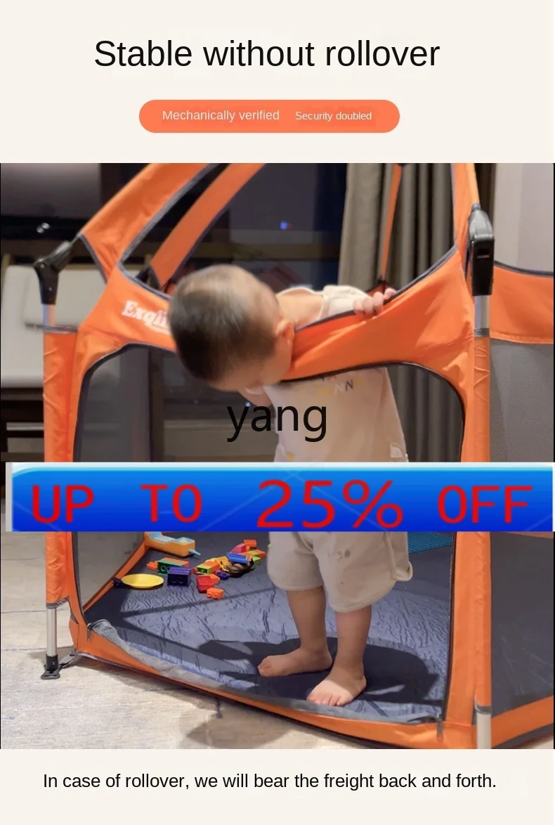 

CX Baby Tent Fence Exqline Game Fence Indoor Outdoor Small Apartment Fabric One-Click Installation Foldable