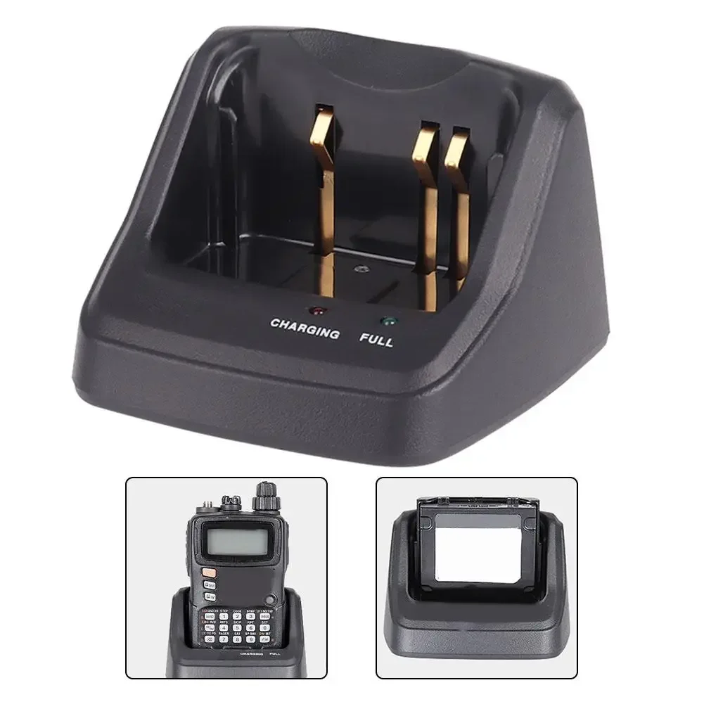 CD 15A Fast Charge Base for VX6R VX7R VX5R Radios Compatible with FNB 80LI Battery and Supports DC12 16V Input Voltage Range