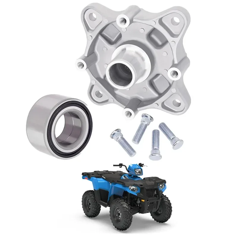 

For Polaris Ranger ACE RZR X2 500 570 700 800 Sportsman 400 450 550 ACE XP TM RZRS AHL Rear Wheel Hub Bearing Stud Service Kit