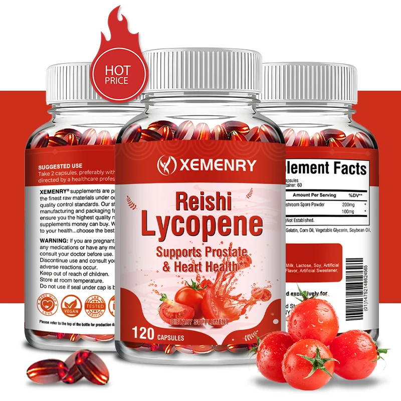 

Lycopene - Supports Prostate and Heart Health, Promotes Heart and Cardiovascular System, Bladder and Urinary Tract Health