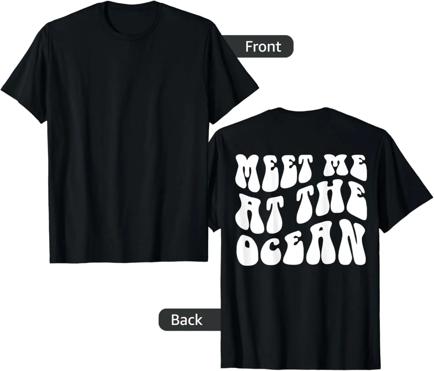 

Meet me at the ocean, aesthetic beach summer T-Shirt