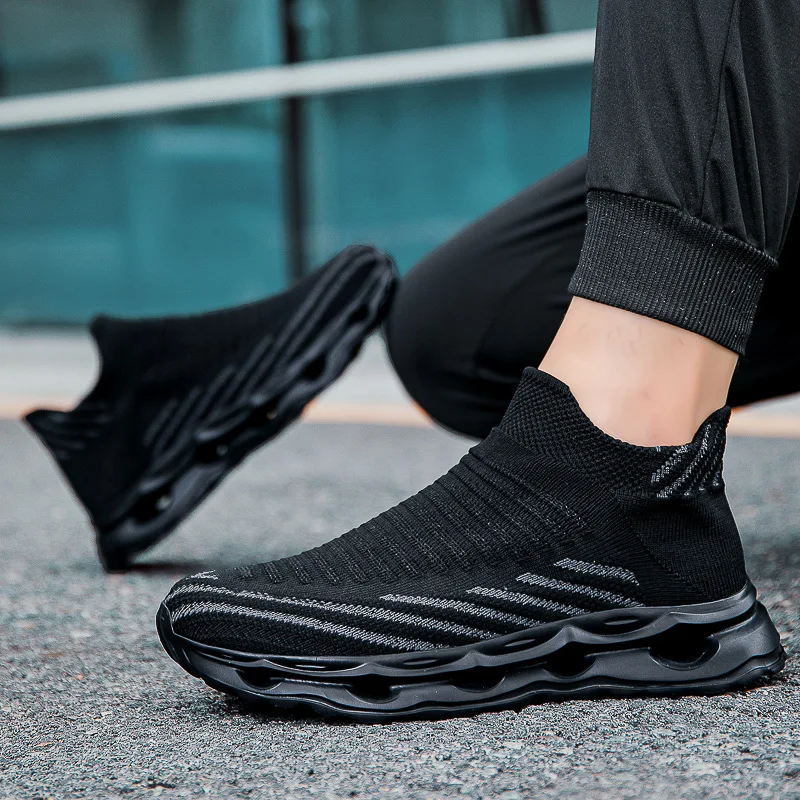 

Autumn Running Shoes Women's Shoes Casual Sports Shoes Couple Men's Super Soft Shoes Men's Sock Shoes Breathable Mesh Shoes