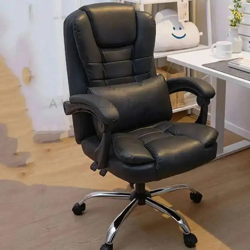 Cute Office Chair Leather Rolling Pink Salon Vanity Pink Gaming Chair Bedroom Study Silla Escritorio Livingroom Furniture Sets