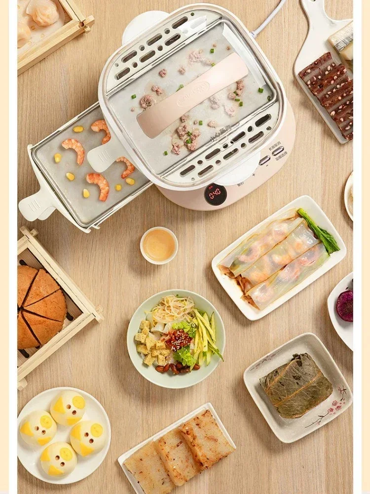 Household Electric Kitchen Bear Drawer CHANG FEN Home Small Mini Breakfast Multifunctional Steamer Appliances Steam Food Machine