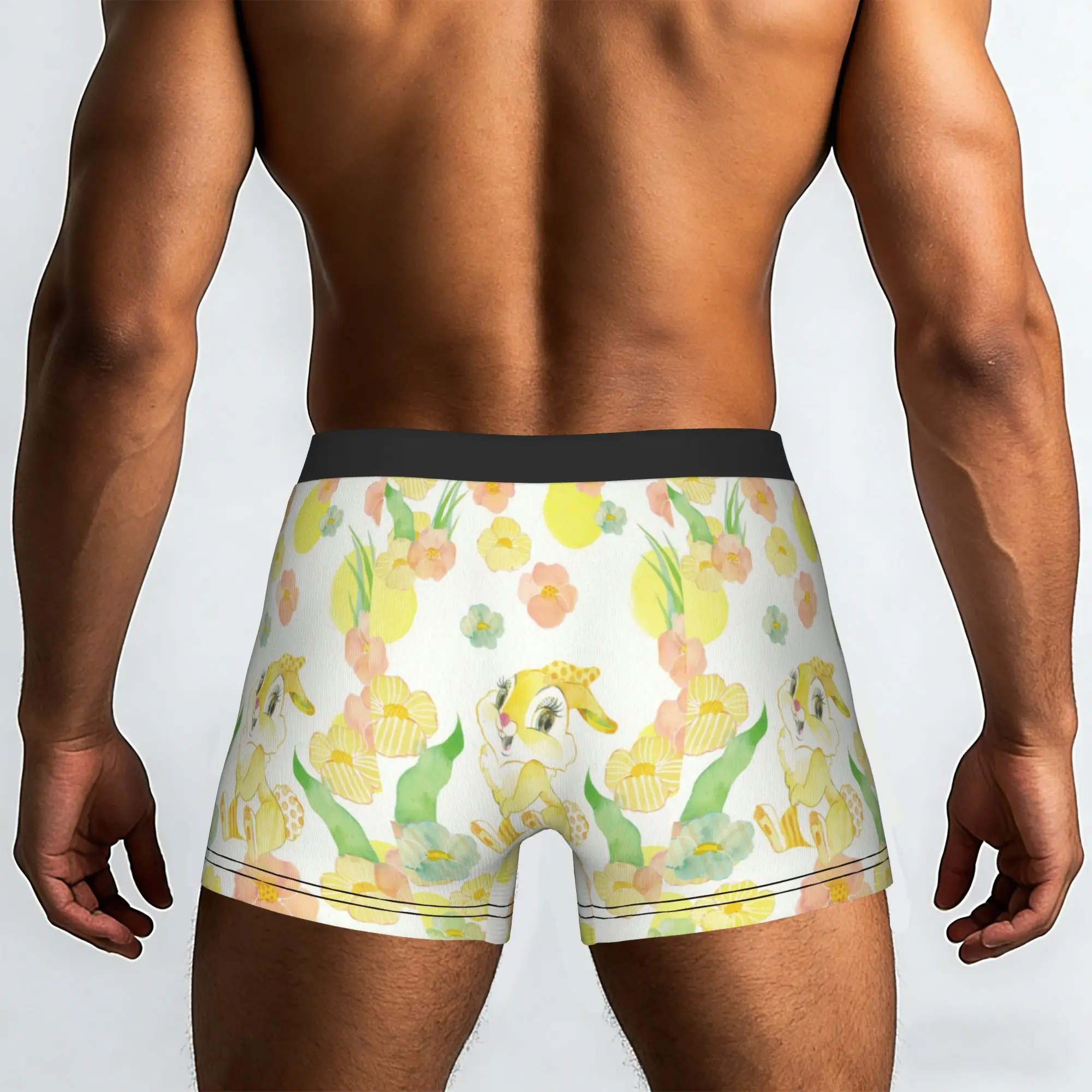 Customized B-Bambies Anime Underwear Male Printed  Boxer Briefs Shorts Panties Soft Underpants