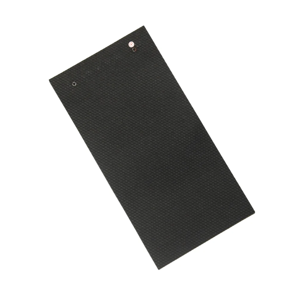 Panel solar flexible de silicio amorfo de 1W y 6V, portátil y enrollable, para camping al aire libre y kits de energía de emergencia, color negro.