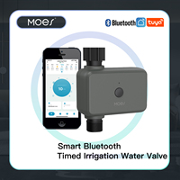 Moes Smart Tuya Bluetooth Water Timer Rain Delay Programmable Irrigation Timer with Automatic and Manual Watering Hub Required