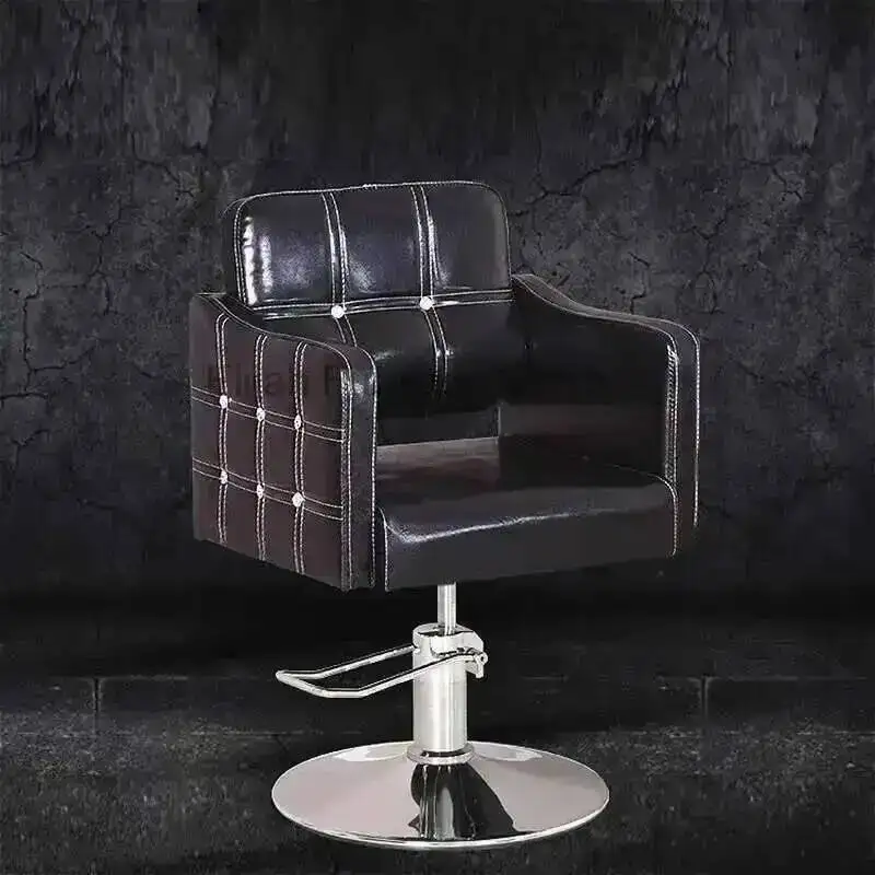 Speciality Nordic Barber Chairs Barbershop Luxury Lift Perm Barber Chairs Hair Dyeing Shave Commercial Furniture Cadeira FYBC