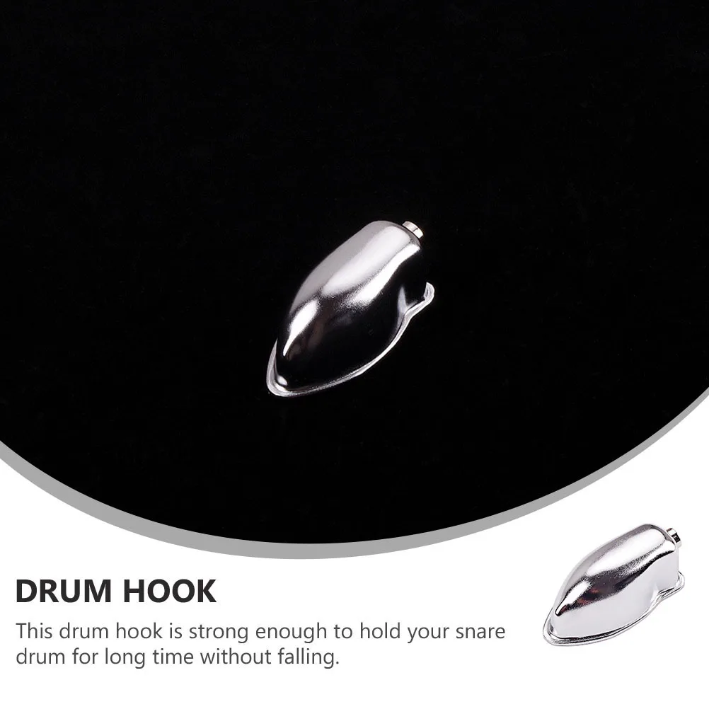 

2pcs Snare Single-End Iron Connector Connector Claw Hooks Set Parts For Bass Drum Metal Drum Hardware Replacement