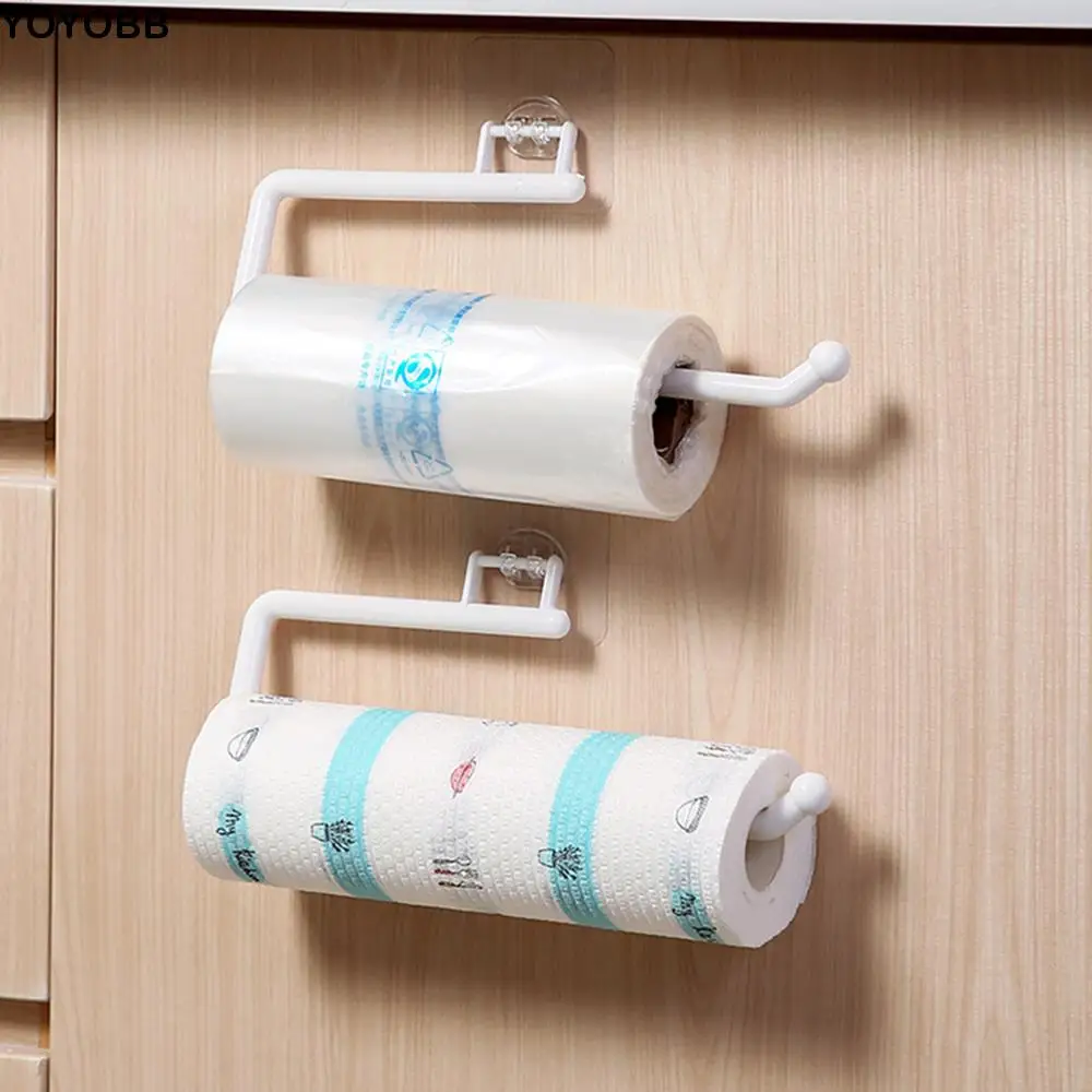 

Punch-Free Cabinet Hanging Home Storage Organization Storage Holders Roll Paper Holder Holder Shelf Towel Hanger Rack