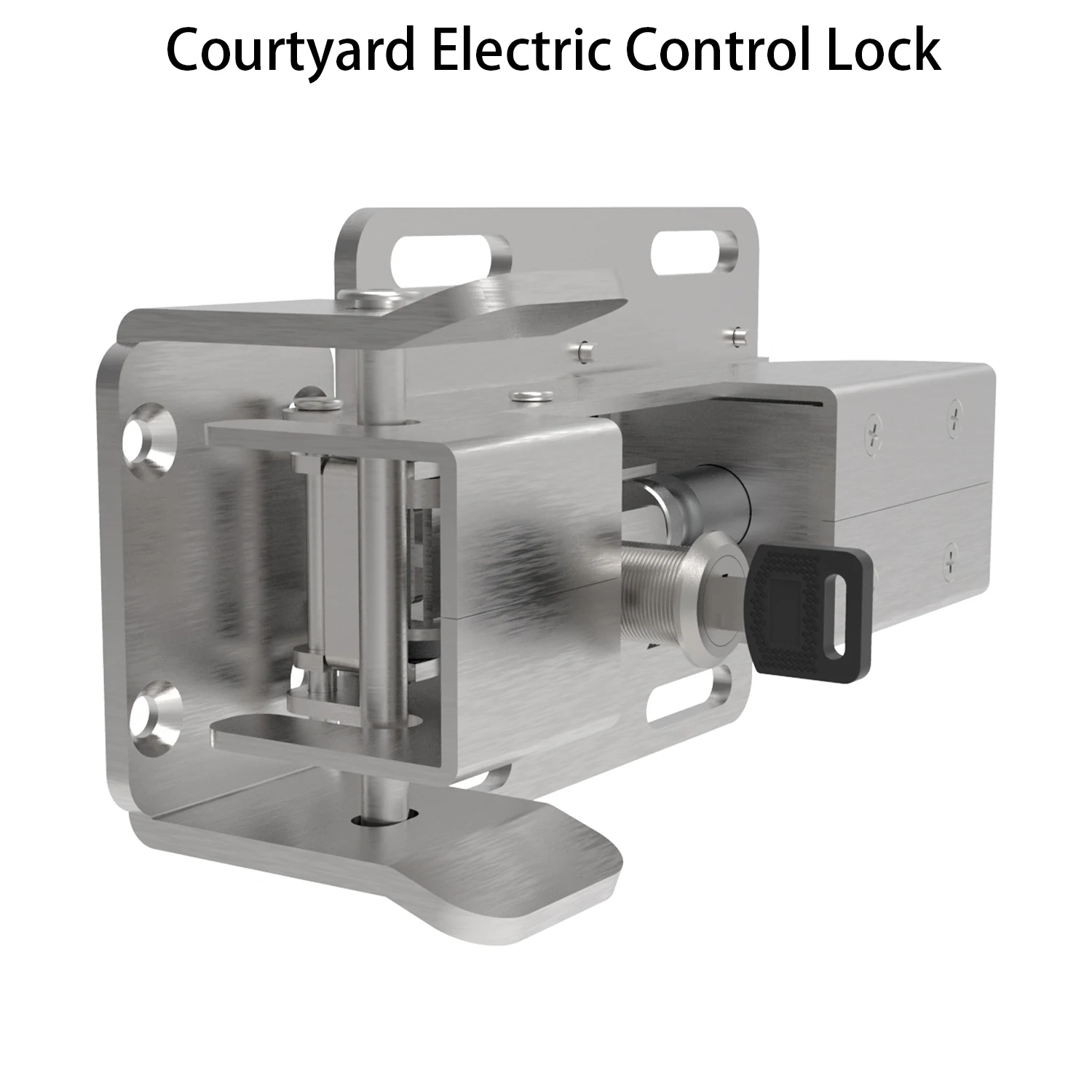 DC24V Automatic Sliding Door Bolt Lock Outdoor Courtyard Lock Electric Automatic Swing Gate Opener Door Access Control System