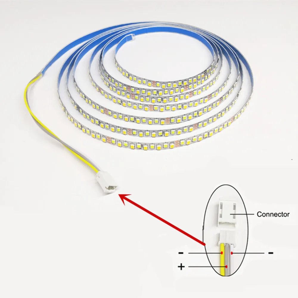 Imagem -04 - Tira Conduzida Smd2835 200d m 2pin 3pin 300ma Corrente Constante Fexible Luz 3000k Mais 6500k 5160w X2colors para Lâmpadas de Lustre Internas