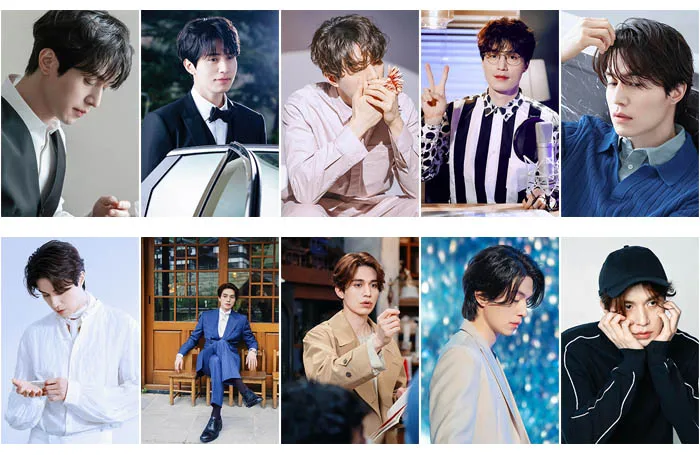 Series1 10pcs Dong-Wook Lee HD Photo Poster Lomo Card Mini Card Sticker