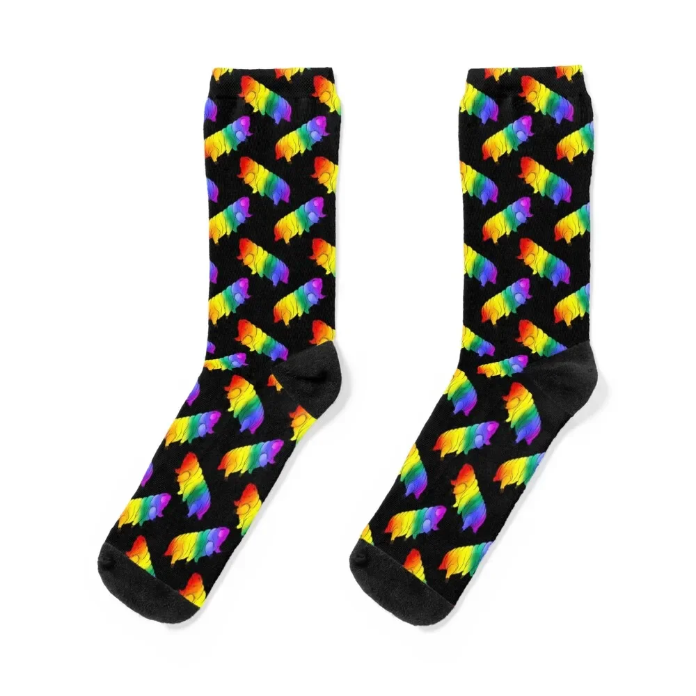 

Tardigrade LGBT Rainbow Pride Socks cool christmas gifts Heating sock Socks For Women Men's