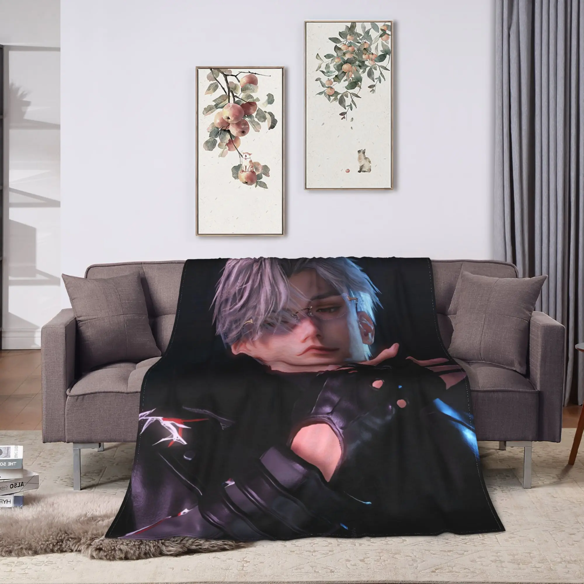 Love and Deepspace Your Husbands Your Boyfriends Soft Blanket  Child Plush Throw Blanket Funny Couch Chair Flannel Bedspread