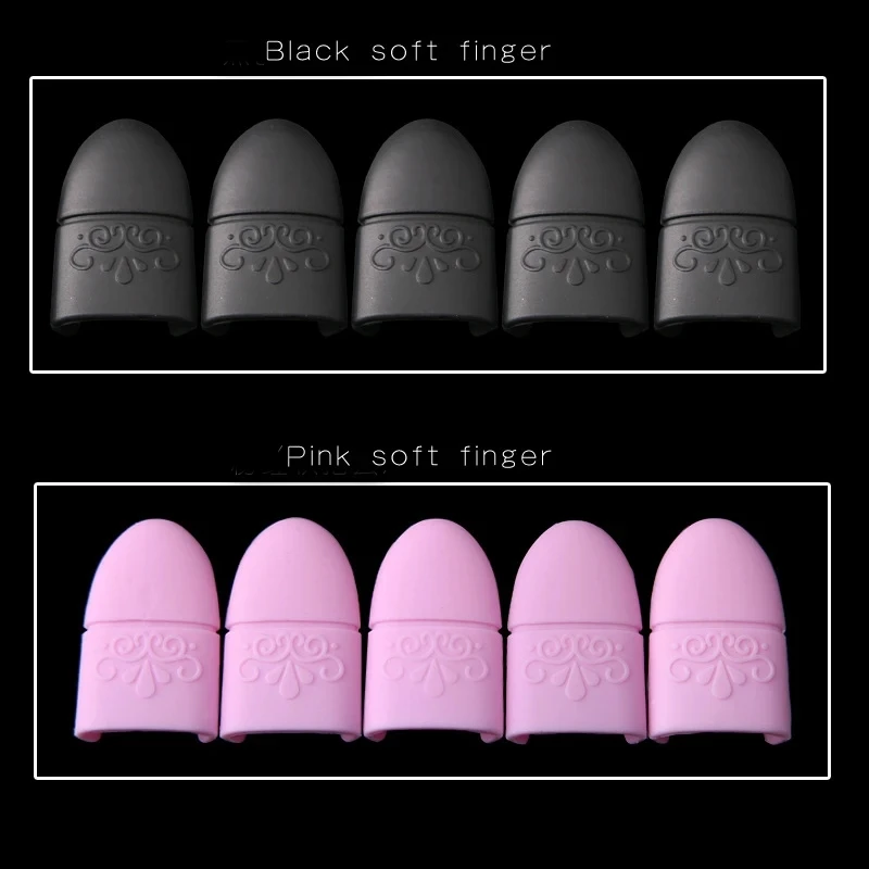 10 قطعة هلام السيليكون جيل للأظافر مزيل البولندية ديجريسير منظف الأظافر التفاف البلاستيك نقع قبالة غطاء مانيكير تنظيف الورنيش أدوات الأظافر