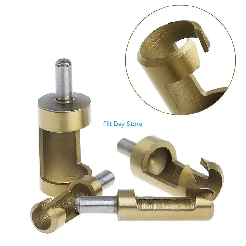 F92c 4pcs 1/4 "قضيب لبرميل برميل قاطع الحفر Cork Cork Hole Caw Caw Cole