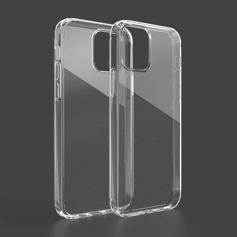 

YSQ Applicable to iphone16pro large hole high transparent tpu mobile phone case apple 15 crystal translucent soft case