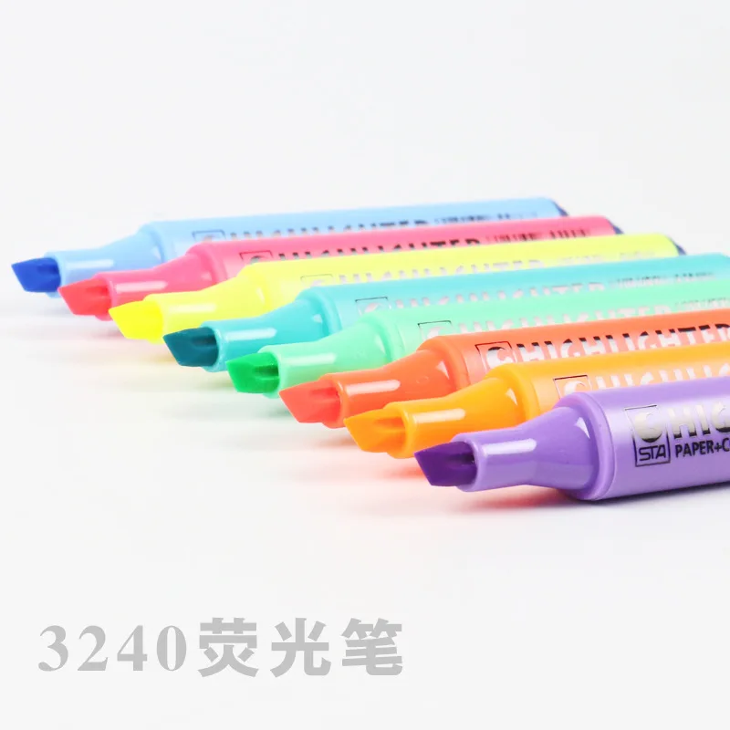 Groothandel Kleur Markeerstift Groothandel Student Marker Key Marker Geneigd Marker